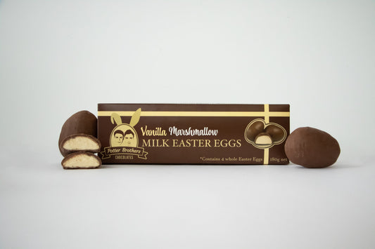 Potter Brother Whole Milk Vanilla Marshmallow Easter Eggs 4 Pack