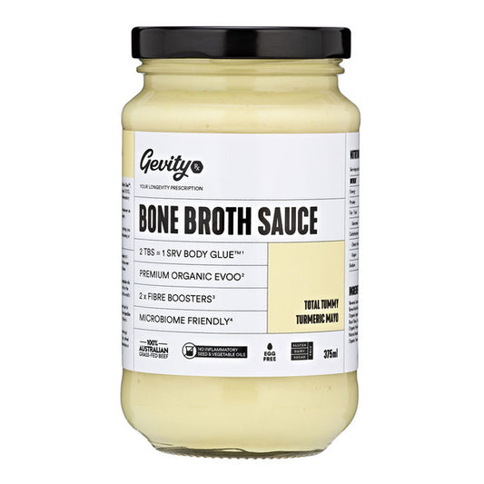 Bone Broth Sauce - Total Tummy Turmeric Mayo 375ml