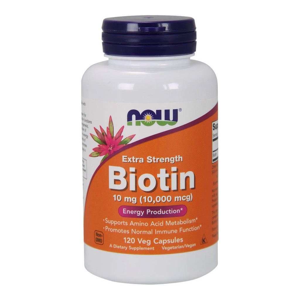 NOW Biotin Extra Strength 10mg 120 vegecaps
