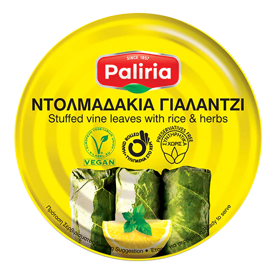 Paliria Dolmas stuffed vine leaves with rice & herbs  280g