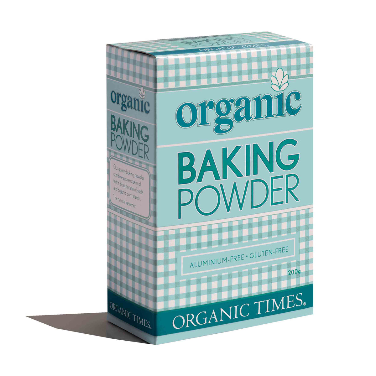 Time Powder Organic Times Baking Powder 200g – simplywholefoodsnz