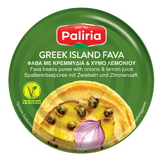 Paliria Fava Beans puree with onion lemon juice