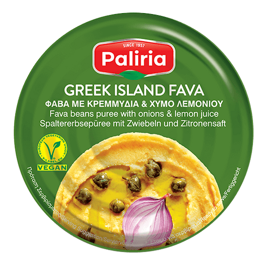 Paliria Fava Beans puree with onion lemon juice