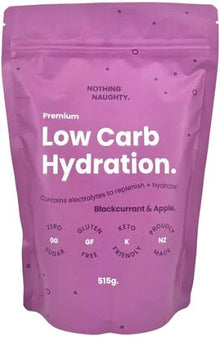 Nothing Naughty Low Carb Hydration Powder Blackcurrant & Apple 515gm