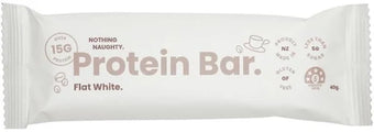 Nothing Naughty Protein Bar Flat White 40g