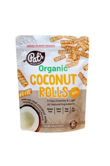 Organic Coconut Rolls (Vanilla) 140g