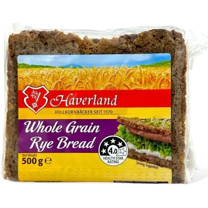 Haverland Whole Grain Rye Bread 500g