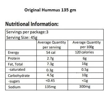 Original Hummus 135g