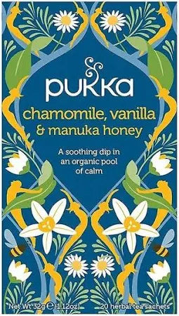Pukka - Chamomile Vanilla & Manuka Honey Tea 20 Bags