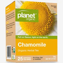 Planet Organic Chamomile Organic Herbal Tea Bags 25pk