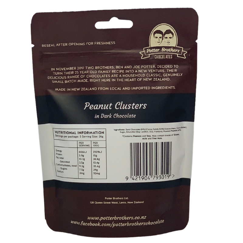 Potter Brothers Peanut Clusters In Dark Chocolate