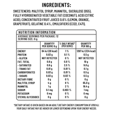 Sugarless Confectionery Citrus Fruit Chews 70g