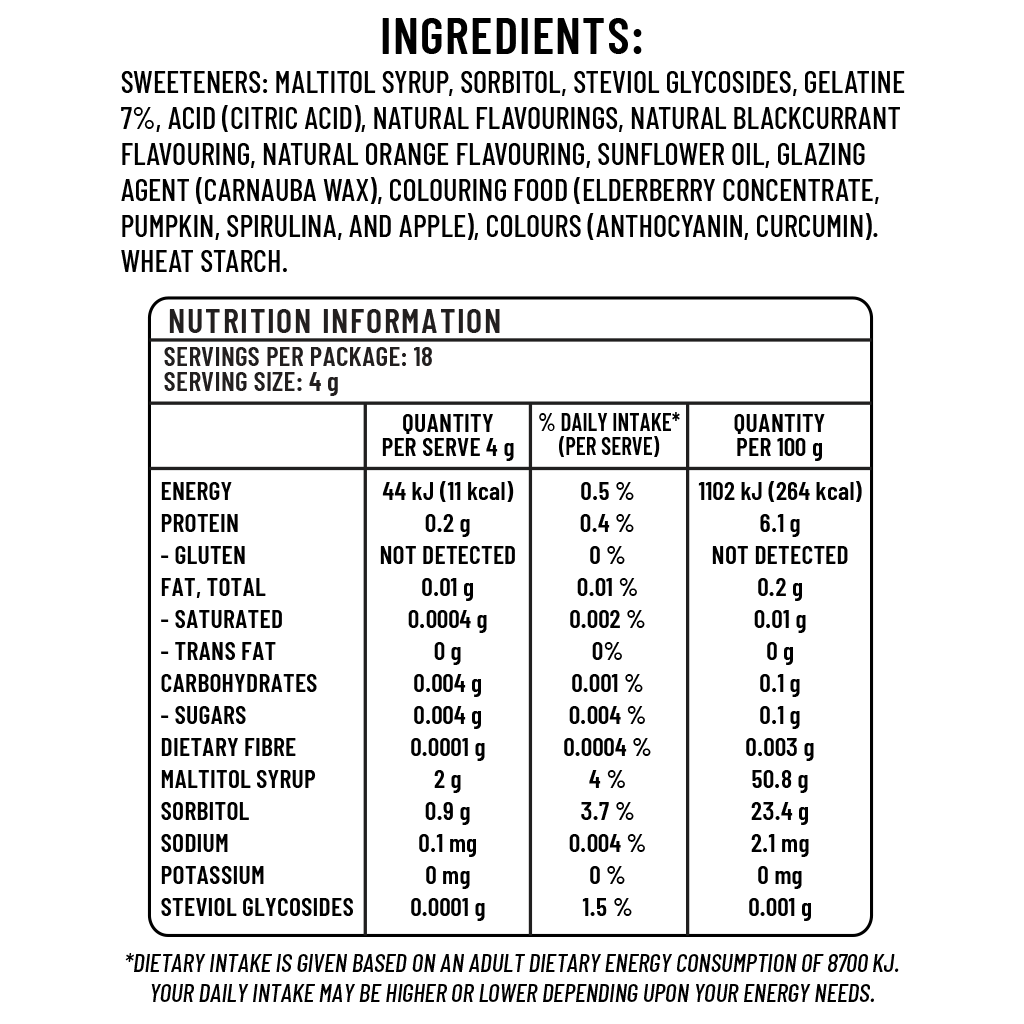 Sugarless Confectionery Casino Jellies - 70g