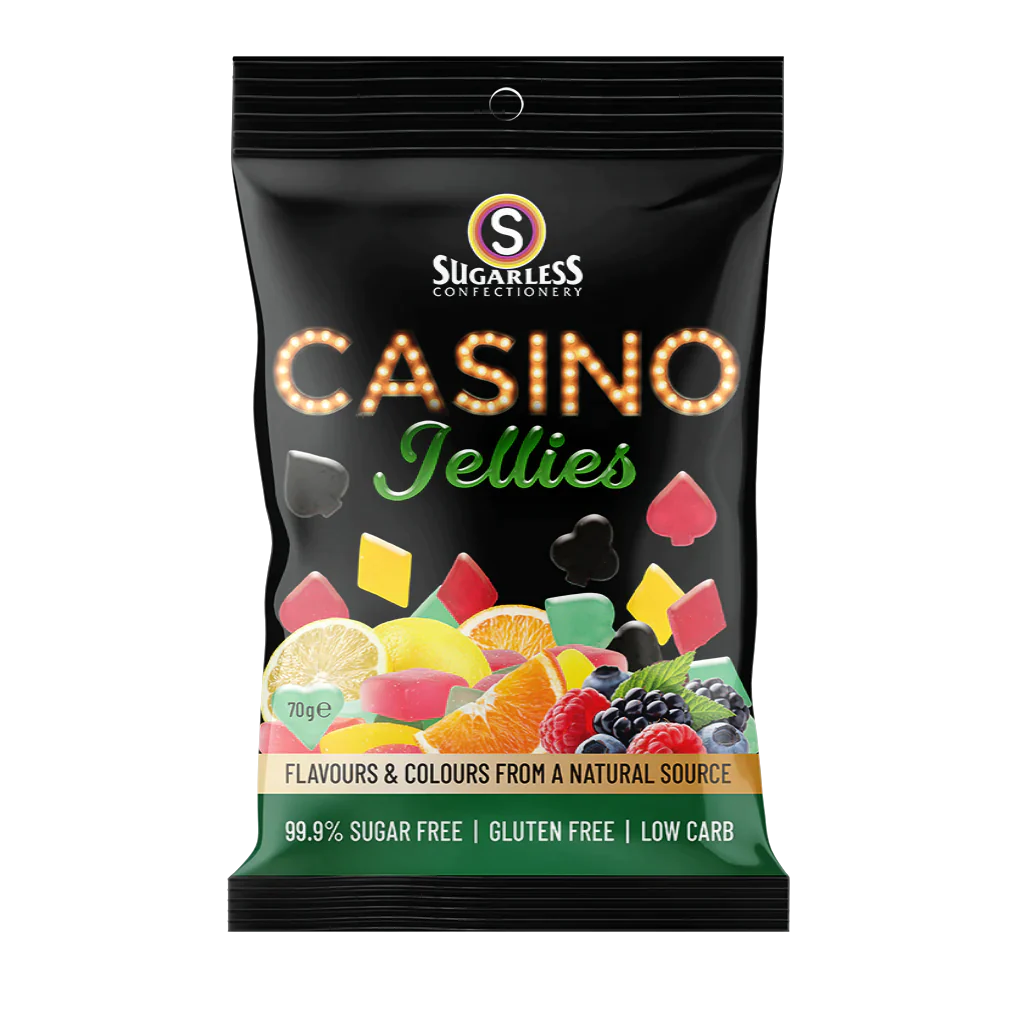Sugarless Confectionery Casino Jellies - 70g