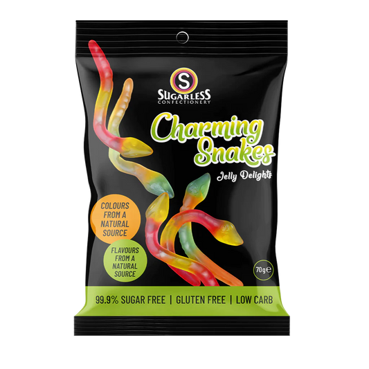 Sugarless Confectionery Charming Snakes Jelly 70g