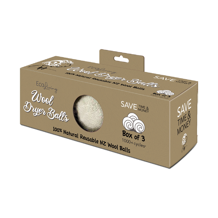 Eco Living Wool Dryer Balls 3 Pack
