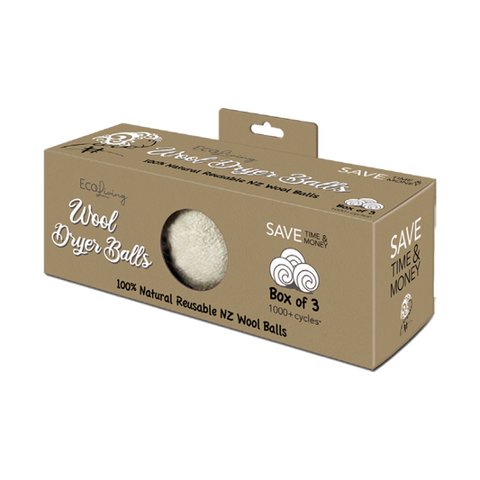 Eco Living Wool Dryer Balls 3 Pack