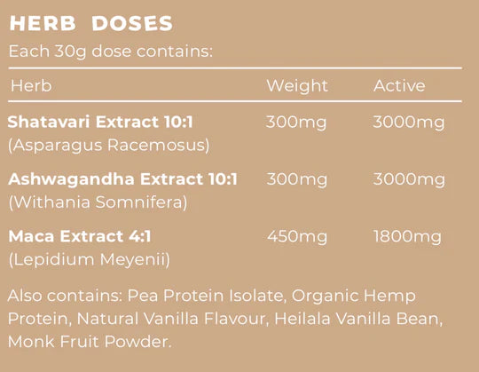 REAL RAD PROTEIN VANILLA BEAN 500g