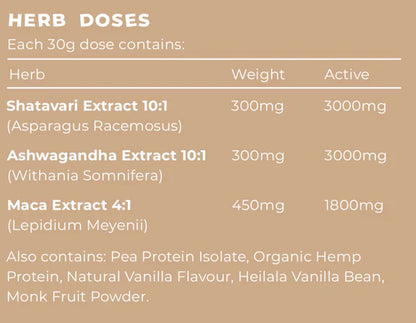 REAL RAD PROTEIN VANILLA BEAN 500g