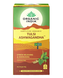 Organic India Tulsi Ashwagandha 25 Tea Bags