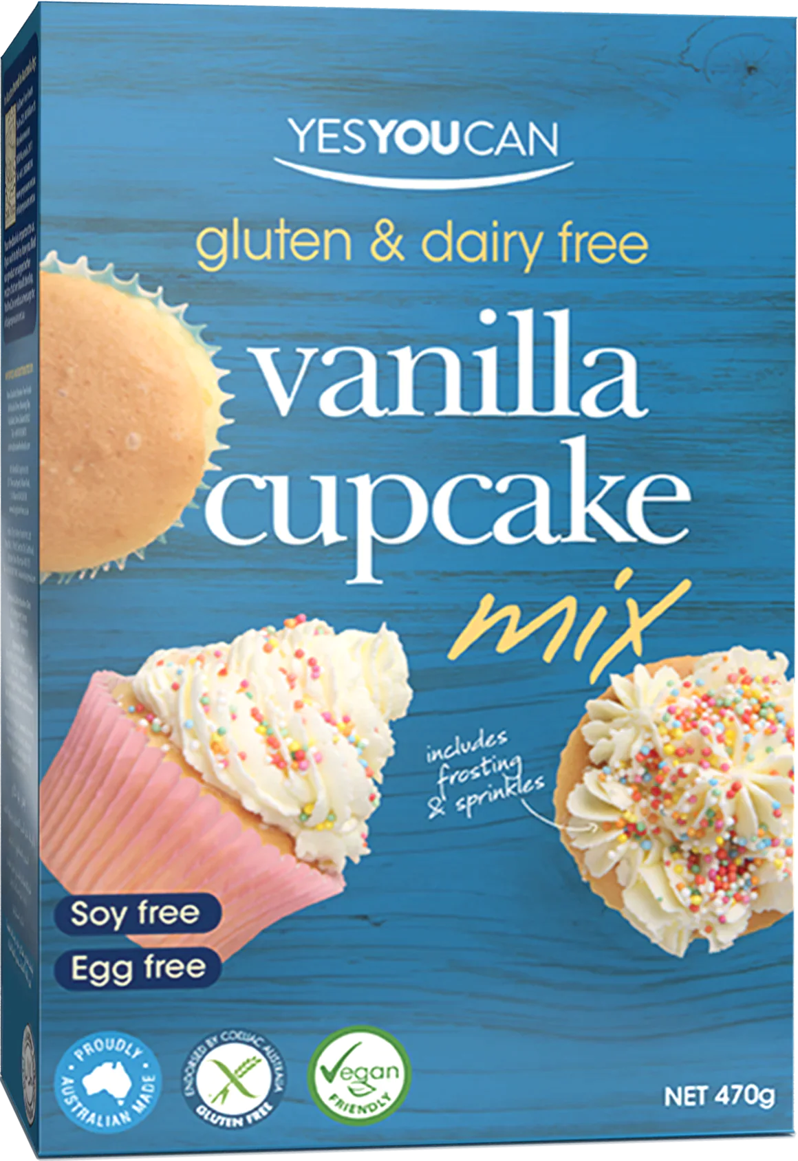 Yes You Can Vanilla Cupcake Mix 470g