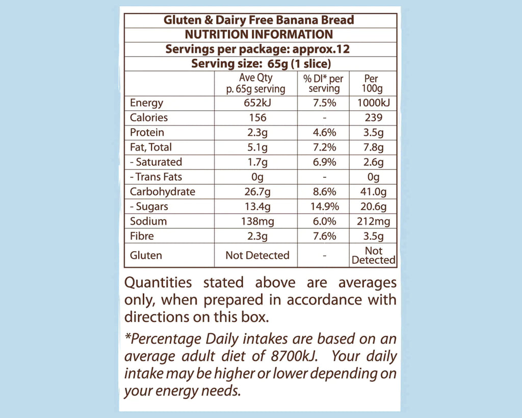 Yes You Can Banana Bread Mix 450g