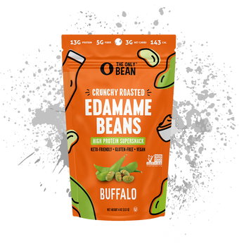 The Only Bean  Crunchy Roasted Edamame Beans 113g- Buffalo