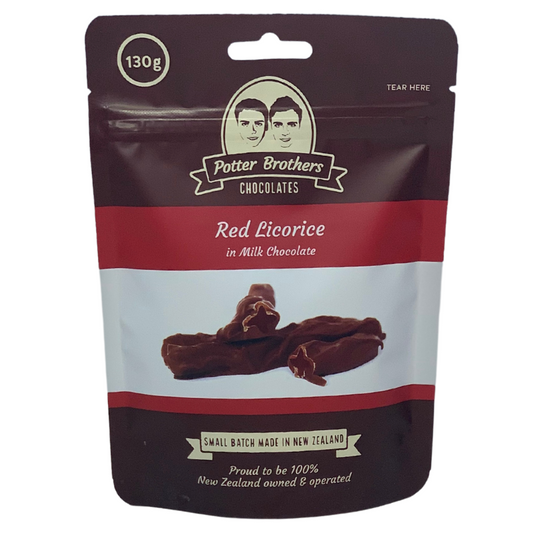 Potter Brother Red  Licorice In Milk Chocolate130g