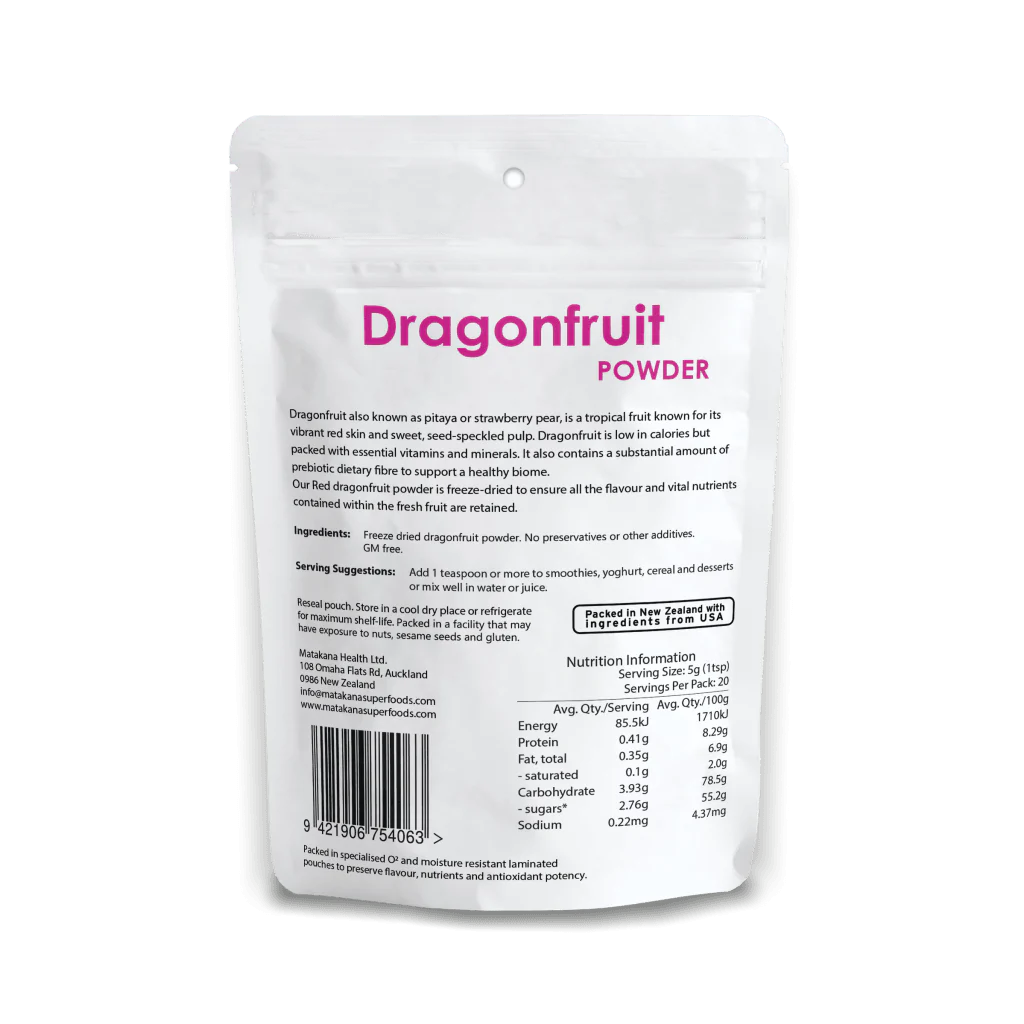 Matakana Dragon fruit Powder 100g