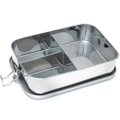Meals In Steel Bento Box | Fixed Partitions | Stainless Steel