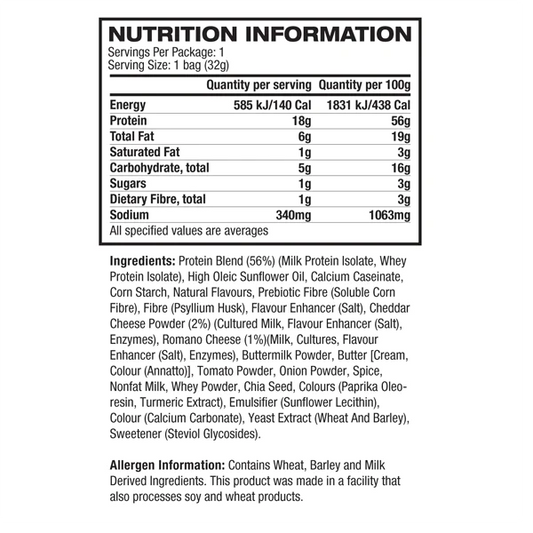 Quest  Protein Style Nacho Cheese Chips 32g