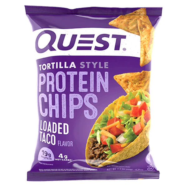 Quest  Loaded Taco Tortilla Style Protein Chips 32g