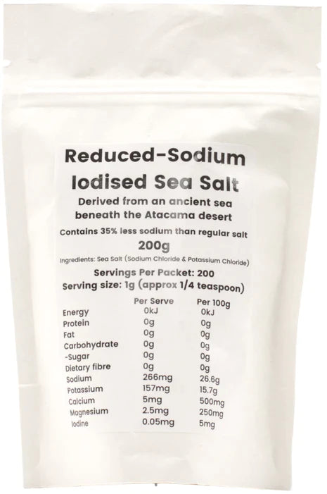 Nothing Naughty Reduced-sodium Iodised Sea Salt 200g