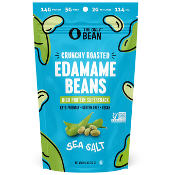 The Only Bean  Crunchy Roasted Edamame Beans 113g- Sea Salt