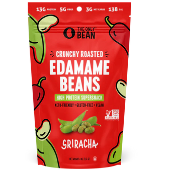 The Only Bean  Crunchy Roasted Edamame Beans 113g- Sriracha