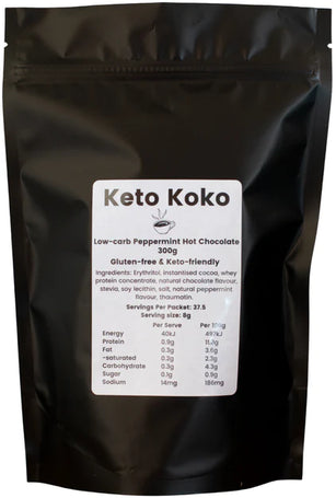 Keto Koko Low carb Peppermint Chocolate Mix 300g